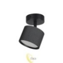 Sieninė lempa GX53 LED Orbin pasukama x1 juoda