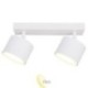 Sieninė lempa GX53 LED Orbin judama x2 balta