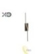 Sieninis LED šviestuvas 12W 60cm 4000K juodas