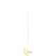 Sieninis LED šviestuvas Catrina 14W 90cm baltas