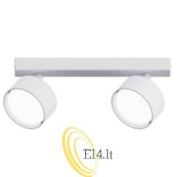 Sieninė lempa GX53 LED Capris pasukama x2 balta