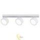 Sieninė lempa GX53 LED Capris pasukama x3 balta