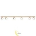 Sieninė lempa GX53 LED Capris pasukama x6 smėlio spalvos + auksinė