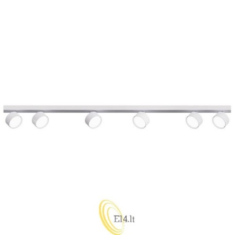 Sieninė lempa GX53 LED Capris pasukama x6 balta