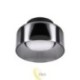 Sieninė lempa GX53 LED Glossy x1 juoda dūminė