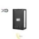 Sieninė lempa E27 LED IP44 Glass juoda