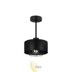 Sieninė lempa E27 LED Nilo 20 cm juoda