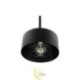Sieninė lempa E27 LED Nilo 20 cm juoda