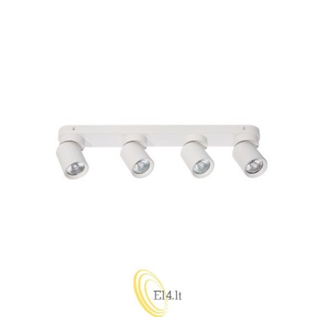 Sieninė lempa GU10 LED Timo pasukama x4 balta