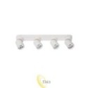 Sieninė lempa GU10 LED Timo pasukama x4 balta