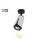 Sieninė lempa GU10 LED x1 balta+juoda