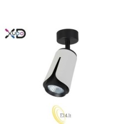 Sieninė lempa GU10 LED x1 balta+juoda