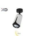 Sieninė lempa GU10 LED x1 balta+juoda