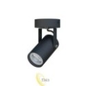 Sieninė lempa GU10 LED Simon pasukama x1 juoda