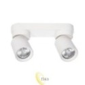 Sieninė lempa GU10 LED Timo pasukama x2 balta