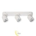 Sieninė lempa GU10 LED Timo pasukama x3 balta