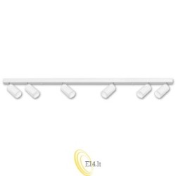 Sieninė lempa GU10 LED Bardo pasukama x6 balta