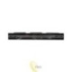 Sieninė lempa GU10 LED Eris Gold judama x3 juoda