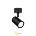 Sieninė lempa GU10 LED Richi pasukama x1 juoda