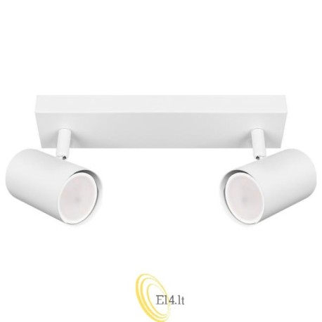 Sieninė lempa GU10 LED Richi pasukama x2 balta