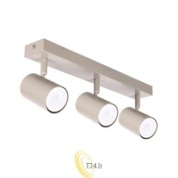 Sieninė lempa GU10 LED Richi pasukama x3 smėlio spalvos
