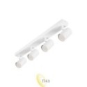 Sieninė lempa GU10 LED Richi pasukama x4 balta