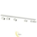 Sieninė lempa GU10 LED Richi pasukama x6 balta