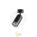 Sieninė lempa GU10 LED Ring 55 mm pasukama x1 juoda