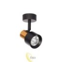 Sieninė lempa GU10 LED Katia pasukama 60mm x1 juoda