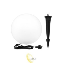 LED sodo lempa rutulys E27 35 cm balta
