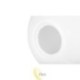 LED sodo lempa rutulys E27 35 cm balta