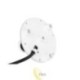 LED sodo lempa rutulys E27 35 cm balta