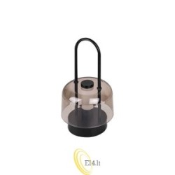 LED stalinė lempa Kampi 2w1 3CCT su akumuliatoriumi, juoda