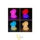 LED lempa MasterLedziak dinozauras RGBWW