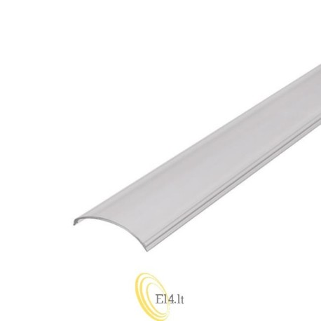 Šviesos difuzorius Masterled kampiniam profiliui 1 m, permatomas