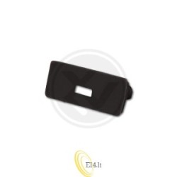 Master LED PCV Slim juodo dangtelio su angute