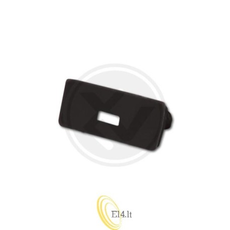 Master LED PCV Slim juodo dangtelio su angute