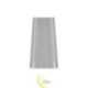LED profilis Masterled lankstus 2 m anoduotas pieninis