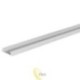 LED profilis Masterled lankstus 2 m anoduotas pieninis