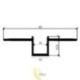 LED profilis Masterled GK 10mm 1m anoduotas