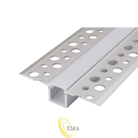 LED profilis Masterled GK 10mm 1m anoduotas pieninis