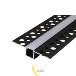 LED profilis Masterled GK 10mm 1m juodas matinis