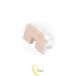 LED PVC Slick baltas dangtelis su angute