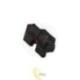 LED profilio PVC Slick juodas galinis dangtelis su angа