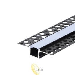 LED profilis Masterled GK 12mm 2m juodas matinis