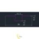 LED profilis Masterled GK 12mm-2 2m anoduotas matinis