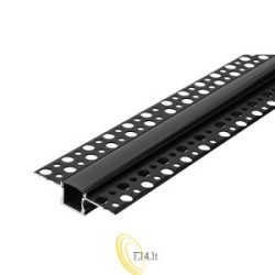 LED profilis Masterled GK 12mm-2 2m juodas juodas