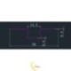 LED profilis Masterled GK 12mm-2 2m juodas juodas