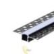LED profilis Masterled GK 12mm-2 2m juodas matinis