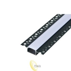 LED profilis Masterled GK 20mm 1m juodas matinis